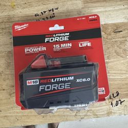 Milwaukee Red lithium FORGE Batteries Brand New Seal 