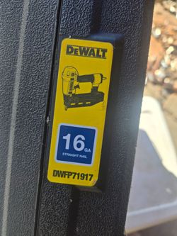Dewalt 16 gauge nail gun