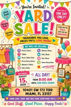 Yard sale