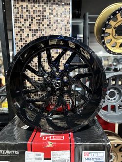 WHEELS TIS 544B 22X12 6X135/6X139.7 -44 BLACK 