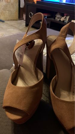 Brand new tan heels