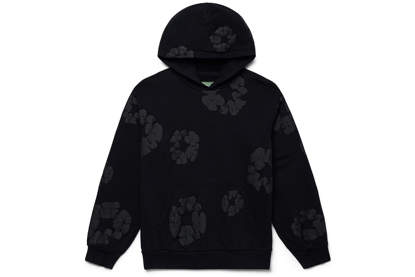 Denim Tears Black On Grey Hoodie