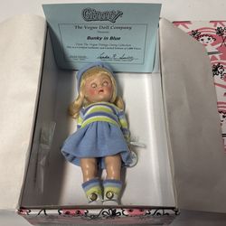 Bunky in blue collectible doll