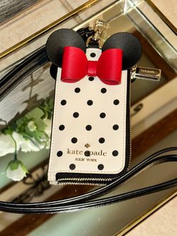 Kate Spade Minnie Mouse card holder