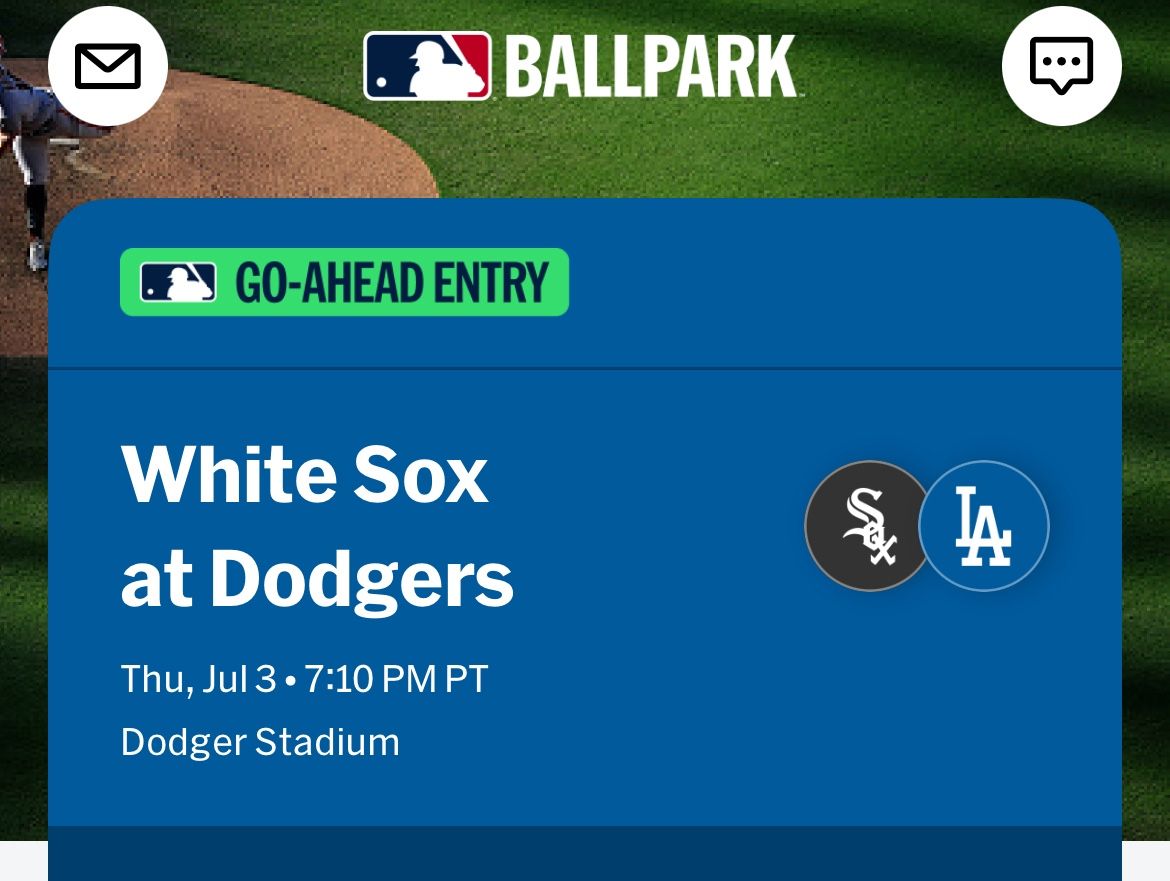 4 Tickets Dodgers