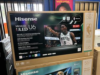 Hisense 65” 4K ULED U6 smart tv