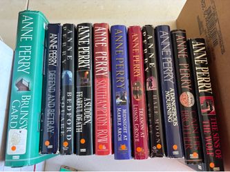Ann Perry Book Lot of Hardbacks