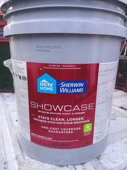 5 Gallon Sherwin Williams Paint (Gray)