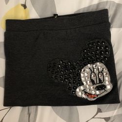 Mickey Mouse Bedazzled Mini Skirt