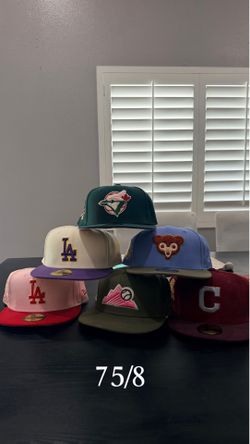 New Era MLB Fitted Hats Bundle Size 7 5/8 and 7 3/4