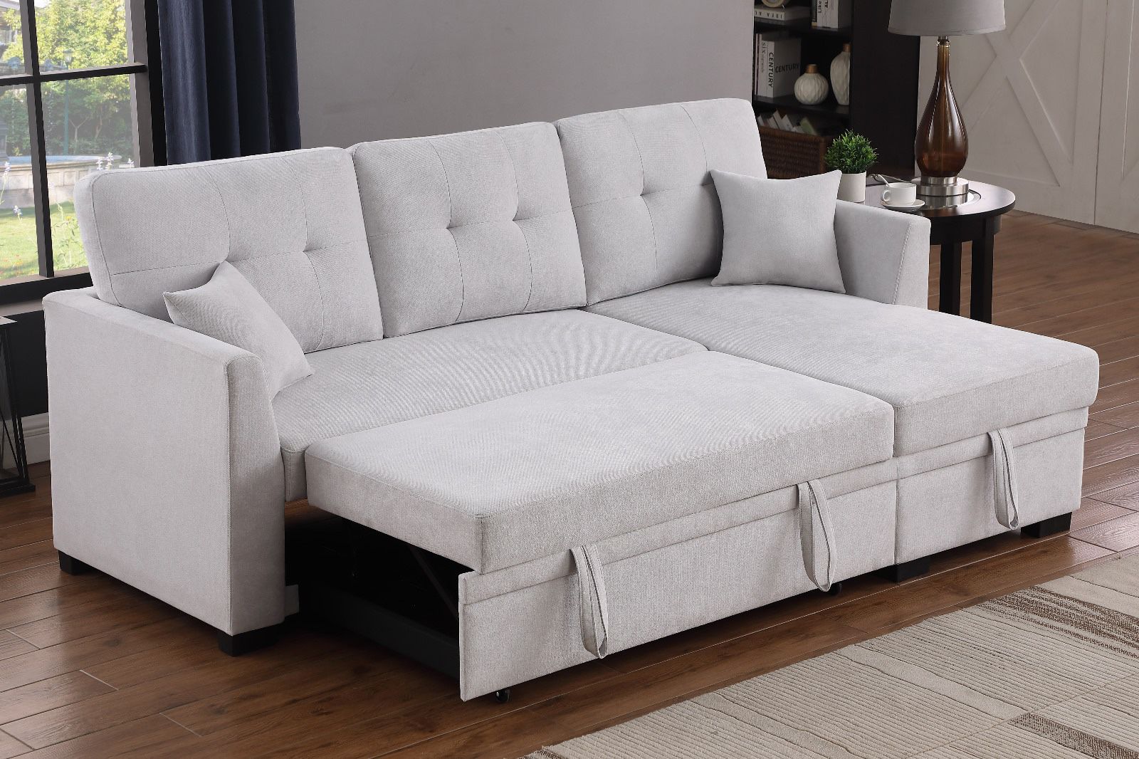 Clearance! Sectional Sofa Bed, Sectional, Sofabed, Sectional Sofa Bed, Sofa With Pull Out Bed, Sectional Couch, Reversible Sectional, Sleeper Sofa