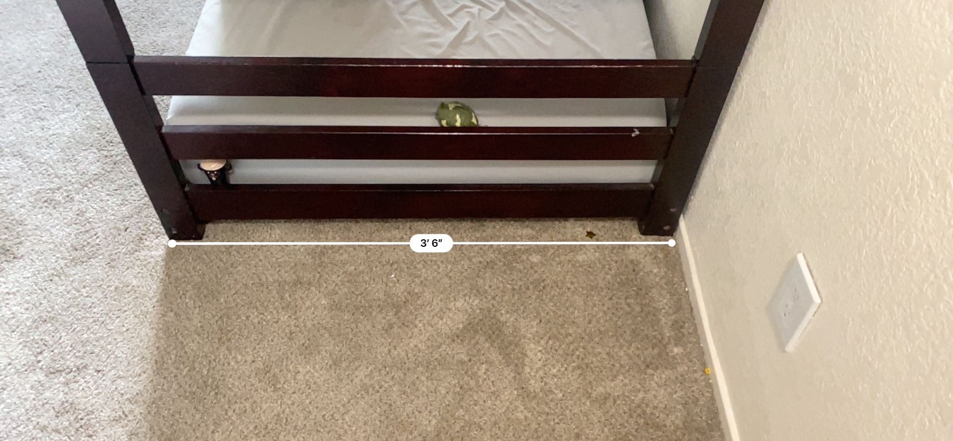 3 Tier Bunk Bed with Ladder And mattresses Your Choice. Used But In Good Shape