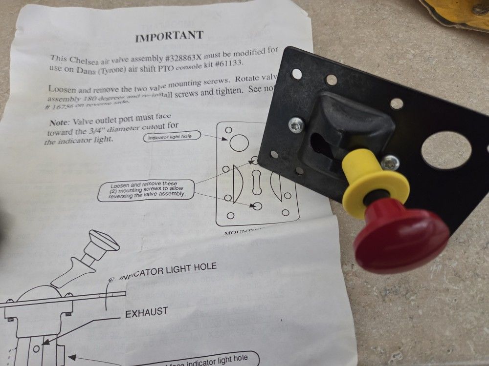 new pto switch..