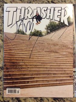 Autograph thrasher magazine