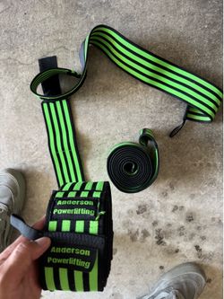 Powerlifting wrist & knee wraps
