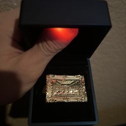 Last Supper Frame Gold Double Ring 