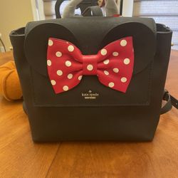 Kate Spade Minnie Mouse Purse/Back Pack. New With Tags
