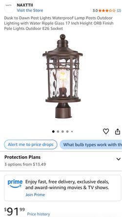 Outdoor lamp post