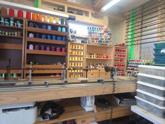 Fishing rod wrapping shop