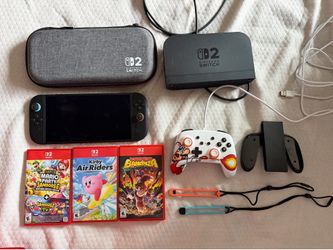 NINTENDO SWITCH 2 (all kit, screen protector, case and extra controller)
