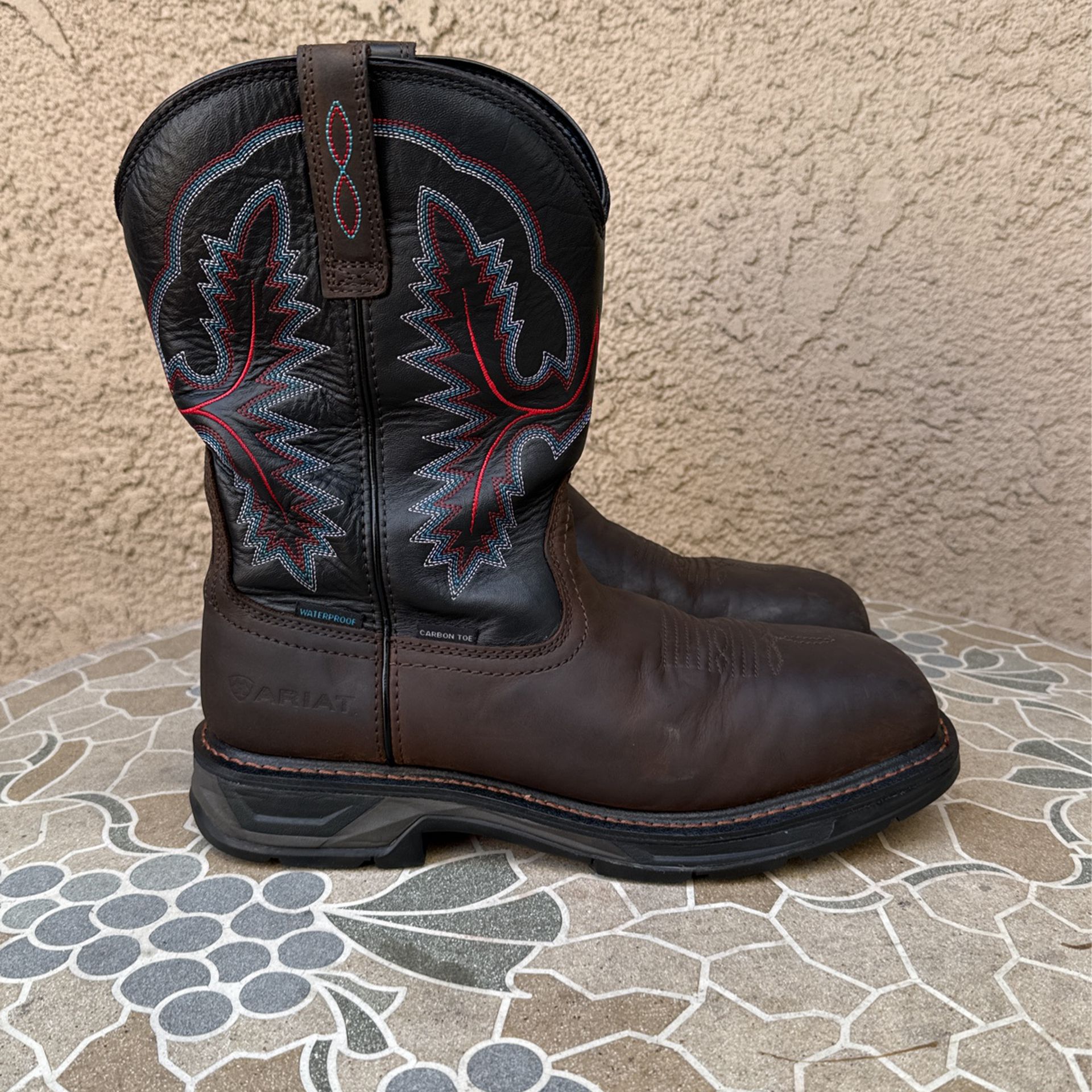 Mens Ariat Boots, Composite Toe, Waterproof, Size 10.5