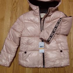 ****New With Tag**** Girls Pink Michael Kors Size 7/8 Coat