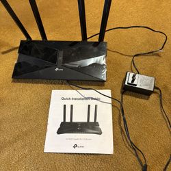 T-P Link Router Model: Archer AX3000 Wi-Fi 6 
