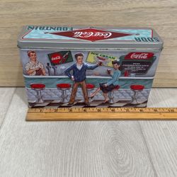 Vintage Coca Cola Coke 3D Tin 8.5in x 2.5in x 5in - Resturant Bar