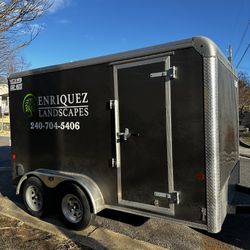 2022 Car Mate 7x12 Enclosed Trailer – Tandem Axle