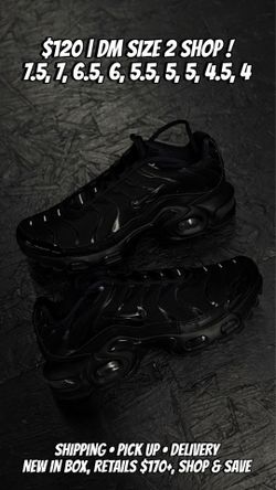 Nike Vapor Max Plus Black