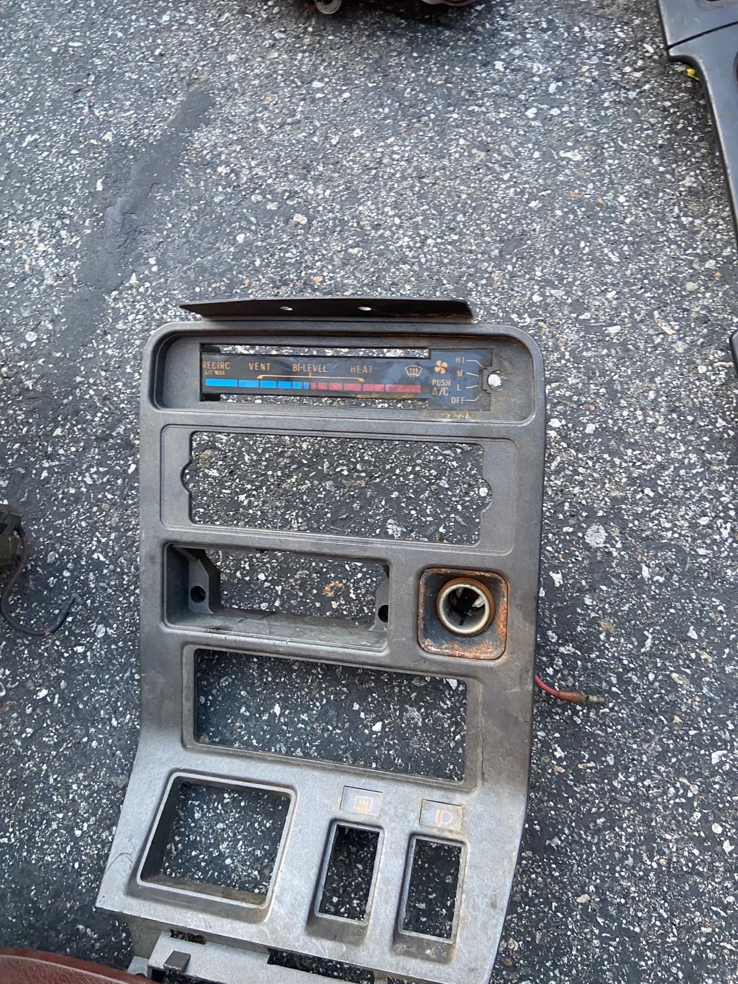 81-83rx7 radio face plate