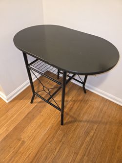 Table With Storage Shelf