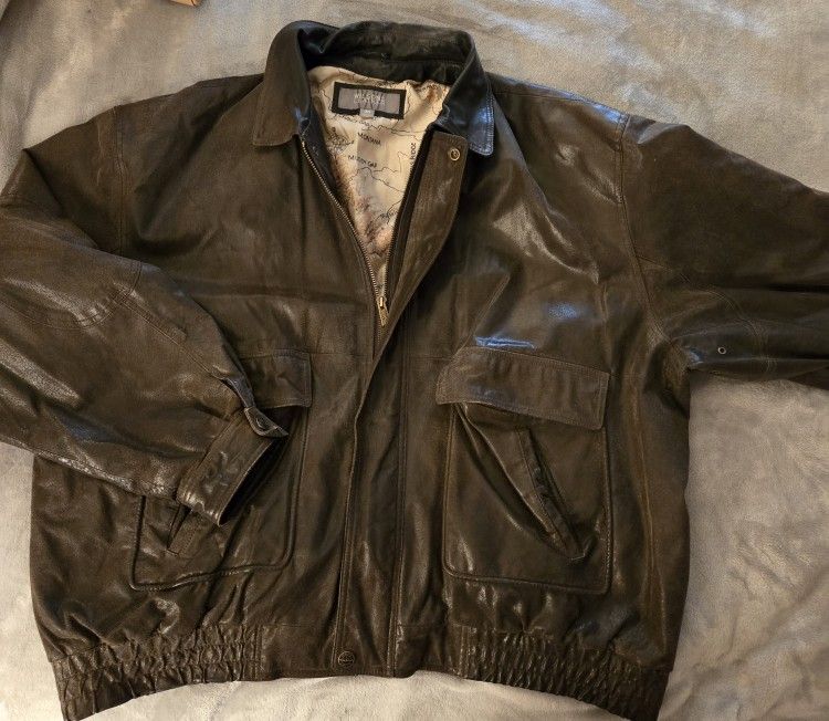 Men's Wilson Leather Jacket 3X