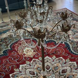 Crystal Beaded Candle Holder,