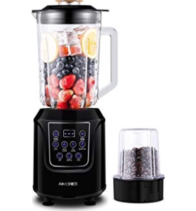 AIMORES Commercial Blender for Smoothie, Black (AS-UP1250)