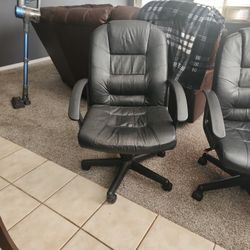 Leather office chair