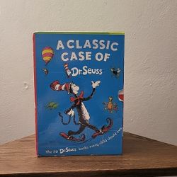 A Classic Case of Dr. Seuss - 20 Classic Seuss Books Cat In The Hat Box Set (T)