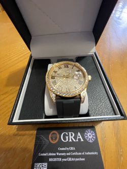 💰VVS1 Unisex One Size Fits All Moissanite Watch 💰