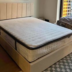 Full Bed Frame With Storage 