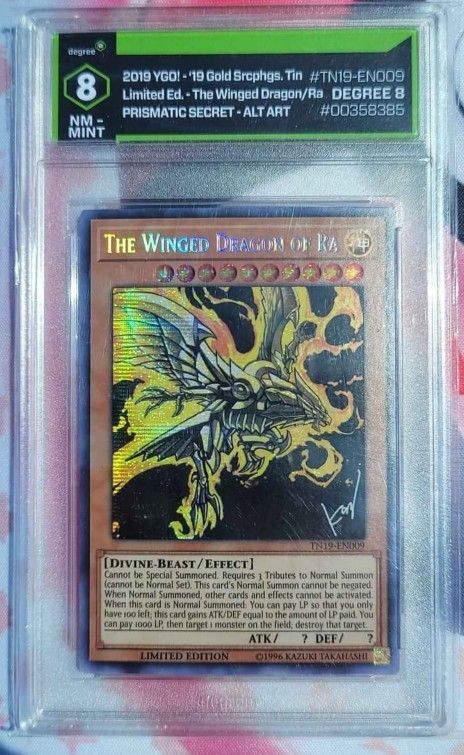 Degree 8 Winged Dragon Of Ra  Yugioh Tcg