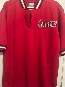 Angels short sleeve zipper shirt