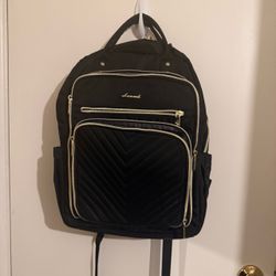 Lovevook Black Backpack with Gold Hardware