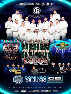Corona del rey tickets 2 GA
