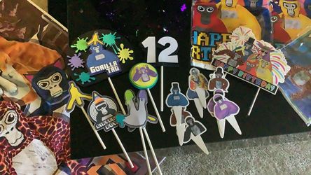 Gorilla tag kids birthday party supplies
