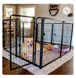 Large dog play pen