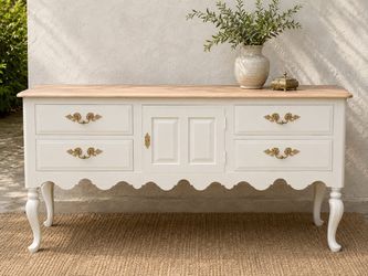 Sunday Cream — Monitor Furniture Co. 4-Drawer Cabinet Sideboard