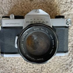 Asahi Pentax Spotmatic Camera w/lenses 