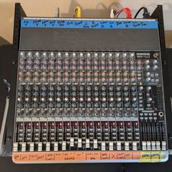 Mackie 1604 VLZ3  16 Channel Mixer with Road Case, Effects Processor, Crossover