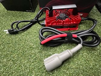 EPOWREY 15 AMP 48 Volt Golf Carts Battery Charger for Club Car 3-Pin Round Plug