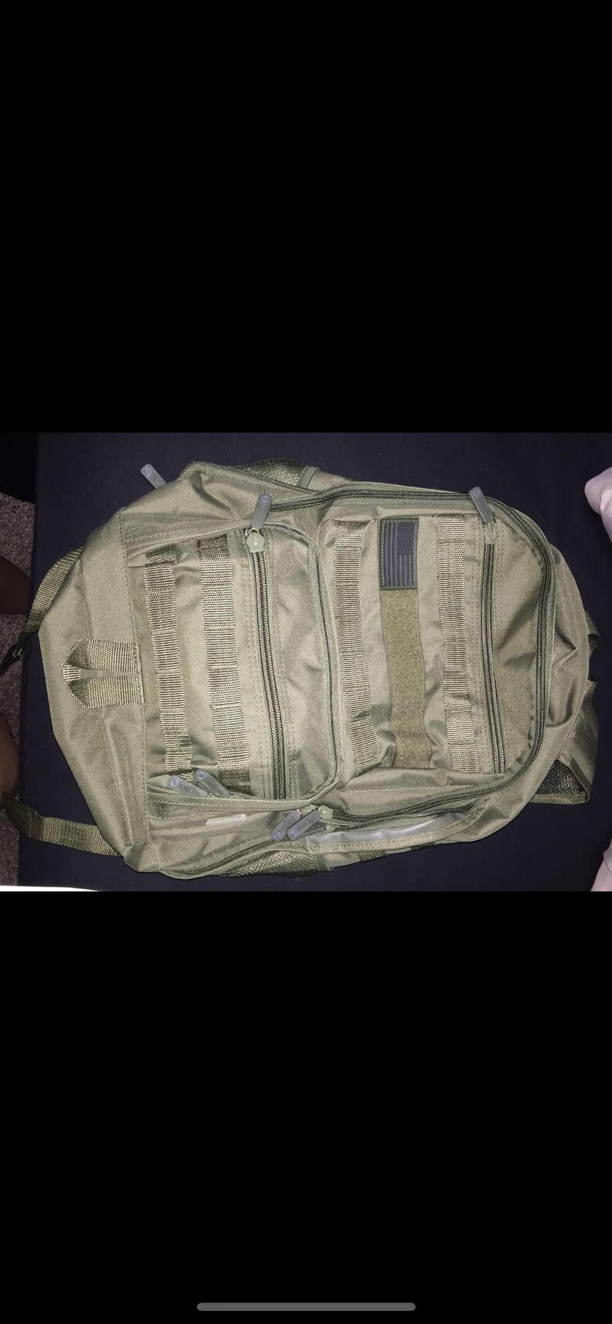 Tactical military assault backpack